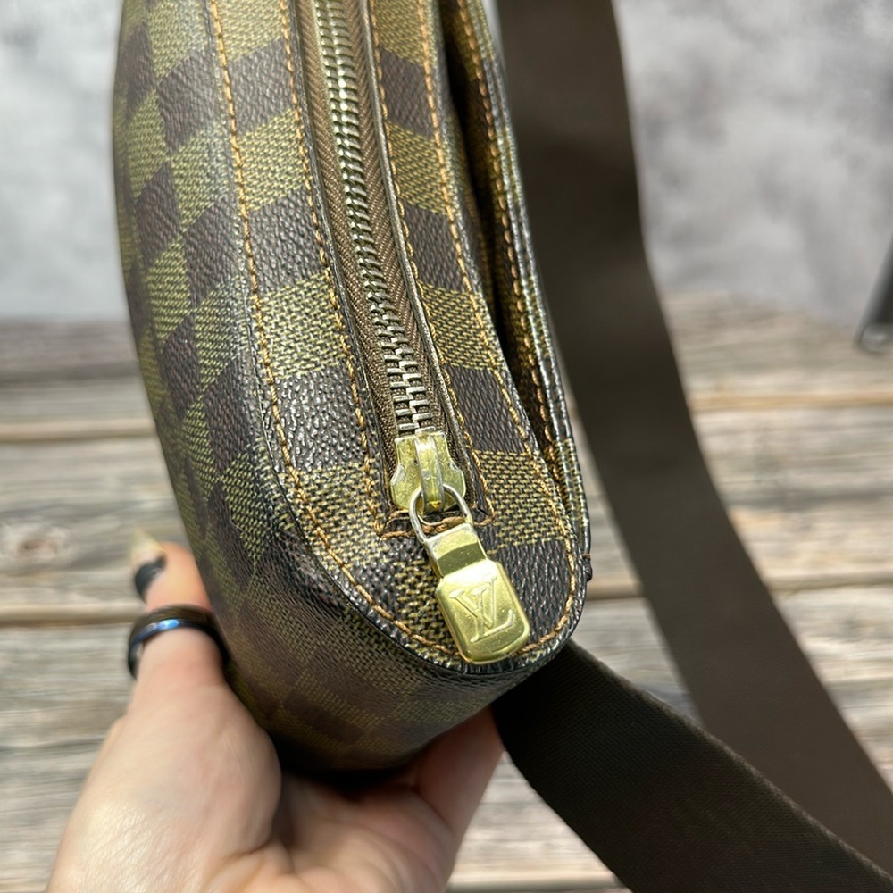 Louis Vuitton Damier Ebene Geronimos Bumbag Sling GUC - Picture 3 of 11